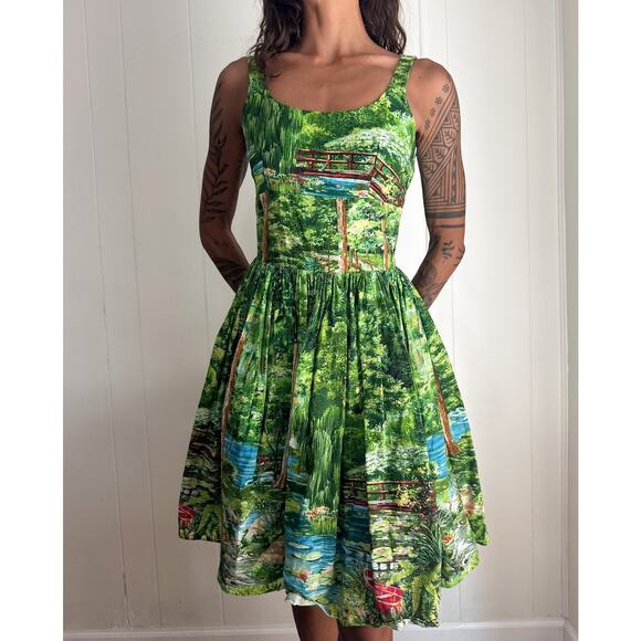 Bernie Dexter Jessica Happy Valley Print Dress - Picture 1 of 5